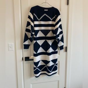 Vintage Western Sweater Dress by Garland